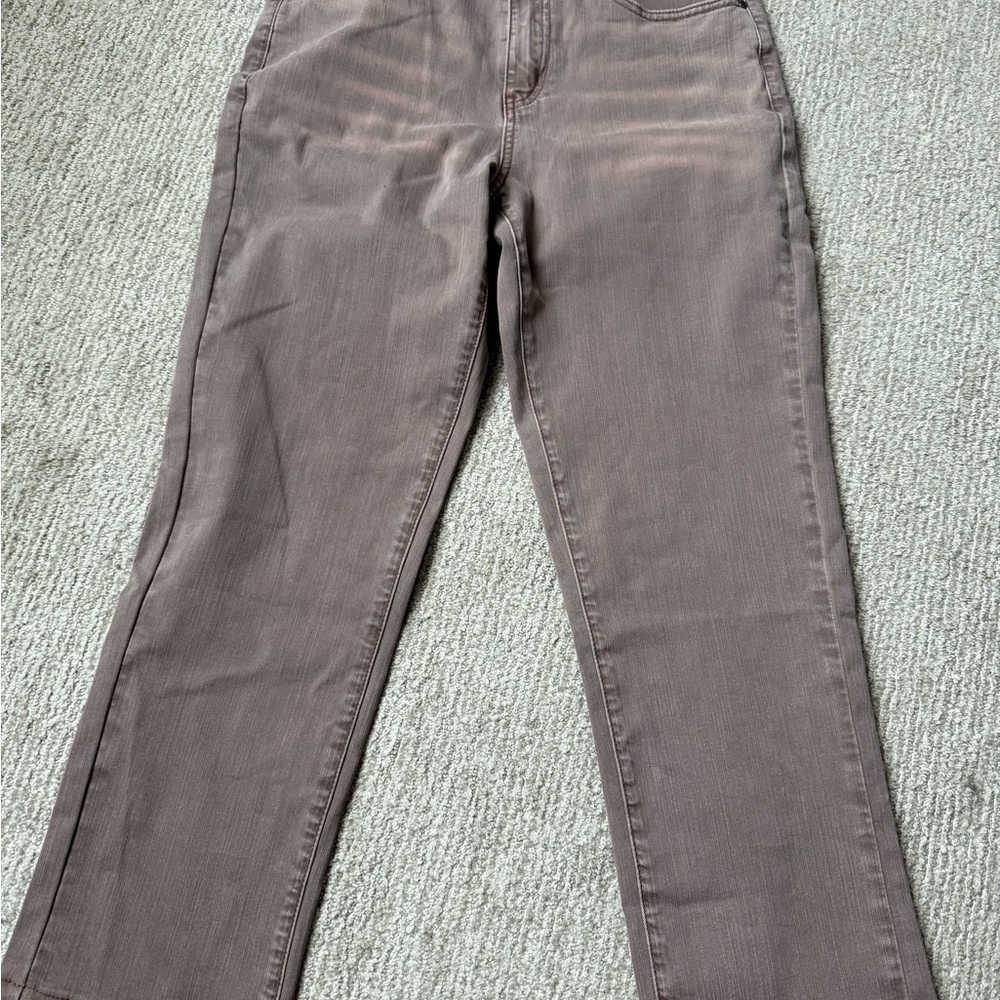 Grace & Lace Brown Straight Leg Jeans